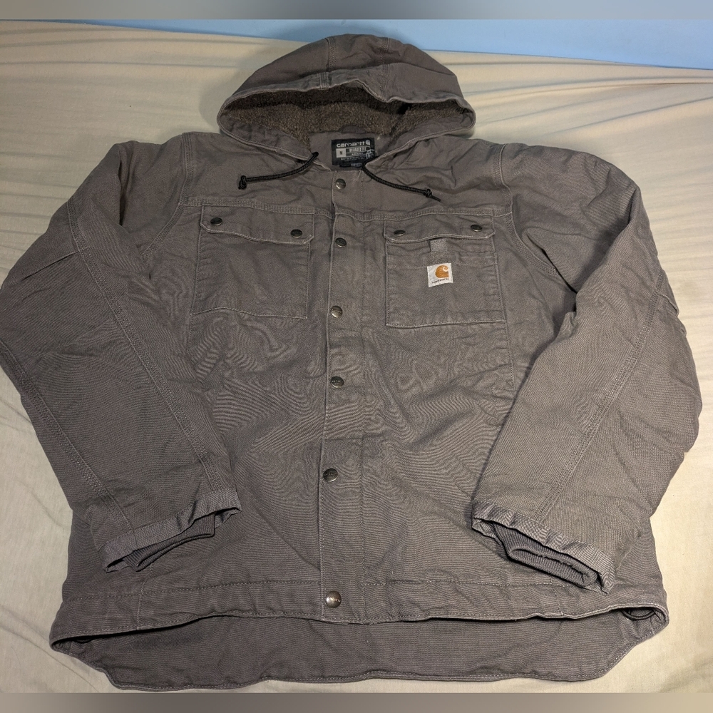 Carhartt Men's Gray Hooded Jacket